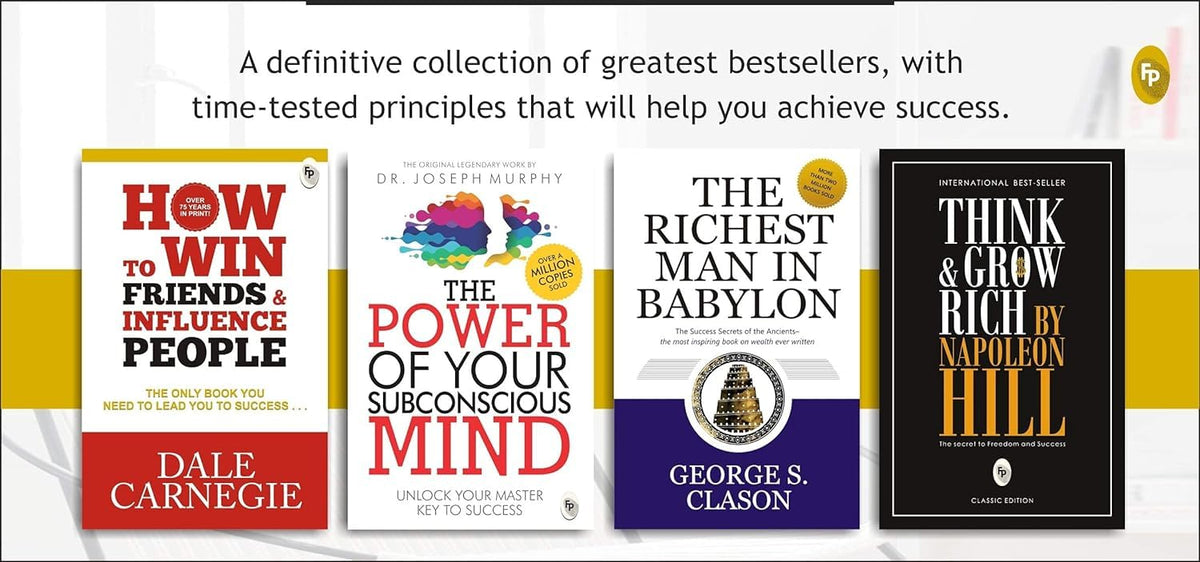 World’S Greatest Books For Personal Growth & Wealth (4 Books Boxset) Motivational | Life-Lesson | Self Help | Gift Pack | Premium Paperback | Think & Grow Rich | Power Of Your Subconscious Mind & More