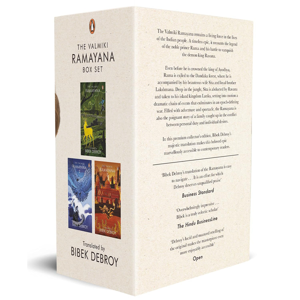 The Valmiki Ramayana: Premium Collectors' Edition | Bibek Debroy Translation of India's Timeless Mythology | The Epic of Lord Rama, Sita, Hanuman and the Battle Against Ravana: 1-3