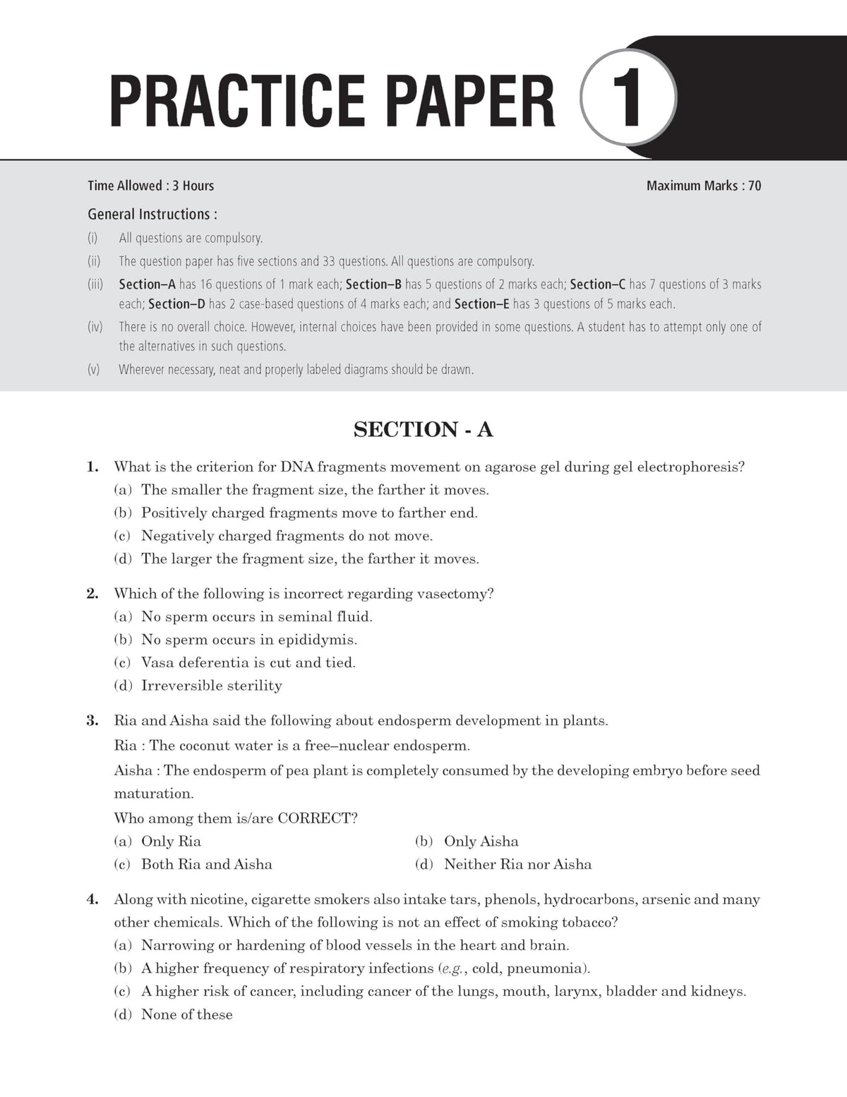 MTG CBSE Class 12 Chapterwise Question Bank Biology For 2027 Board Exam | Based on Latest CBSE Syllabus with 1300+ Questions