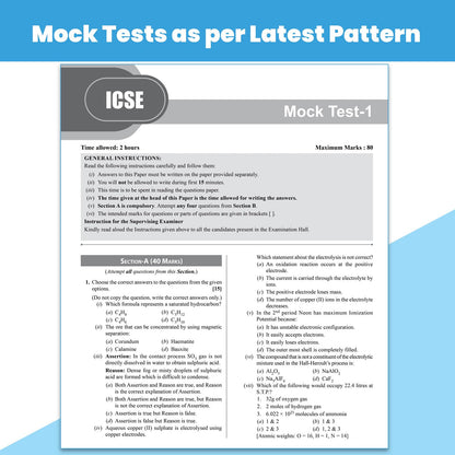 PW Class 10 ICSE Question & Concept Bank 2027 Physics, Chemistry, Maths, Biology, English Paper 1 (Language), English Paper 2 (Literature), Geography, History and Civics Combo Set of 8 Books