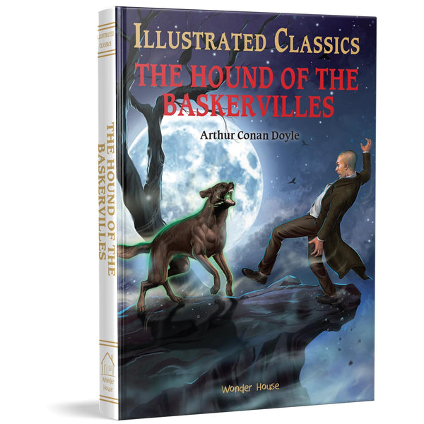 The Hound of the Baskervilles: Illustrated Abridged Children Classics English Novel With Review Questions (Hardback)