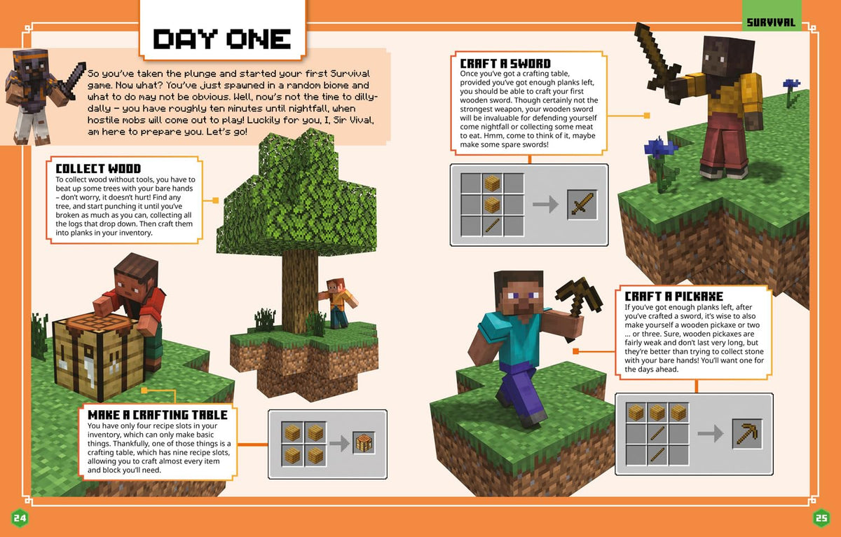 Minecraft Beginner’s Guide All New edition: All-new and improved Official Minecraft guide for kids into gaming. The perfect gift for children aged 7, 8, 9, 10, 11. New for 2024!