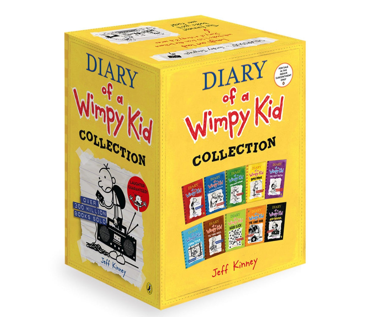 Diary of a Wimpy Kid Boxset: 10 Books Collection (Books 1-10) | #1 International Bestselling Series | 250+ Million Copy Bestseller | Ages 8+ Years