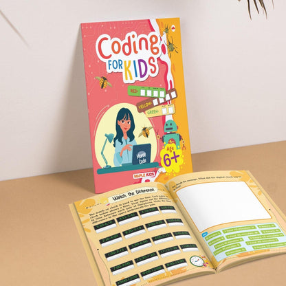 Introduction to Coding for Kids - Brain Activity Book for Kids - Age 6+ - Brain Boosting Activities - Early Learning - Activities for Cognitive Development - Brilliant Brain Activities for Children