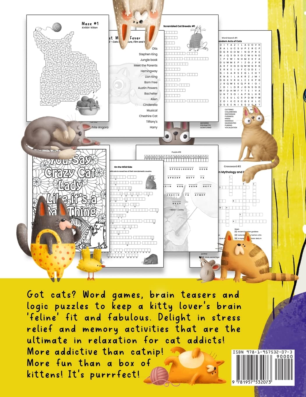 The Crazy Cat Lady's Activity Book for Adults: A CATastrophically Funny, Slightly Ridiculous Activity Book for Every Crazy Cat Lady (or Man) Out There