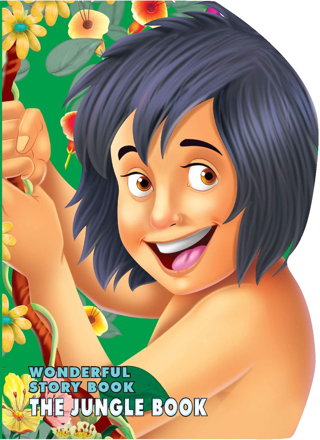 The Jungle Book Wonderful Shape Story Board Books for Age 4 -6 Years | 12 Pages Board Book by Dreamland Publications book cover