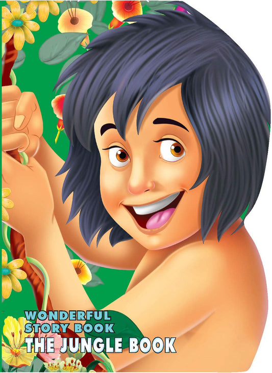 The Jungle Book Wonderful Shape Story Board Books for Age 4 -6 Years | 12 Pages Board Book by Dreamland Publications book cover