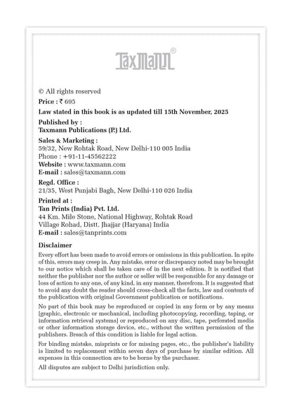 Taxmann's New Criminal Major Acts (Pocket Hardbound) [2026 Edition] – Compact & Authoritative Reference with Updated Statutory Text | Legislative Materials | Comparative Tools