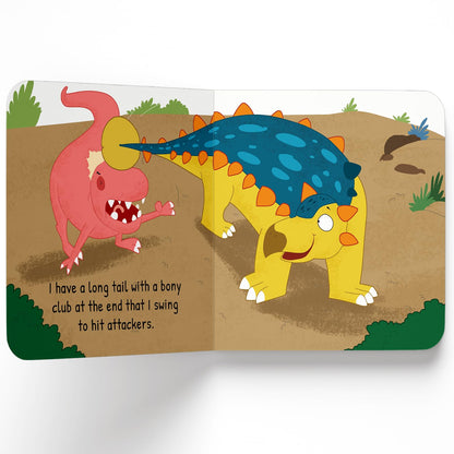 Ankylosaurus – My First Dino Board Book: Illustrated Dinosaur Picture Book for Kids | Learn Fun Facts About the Dinosaurs with Bright Artwork & Simple Text | Sturdy Board Book for Toddlers & Preschoolers | Ages 2–5 Years