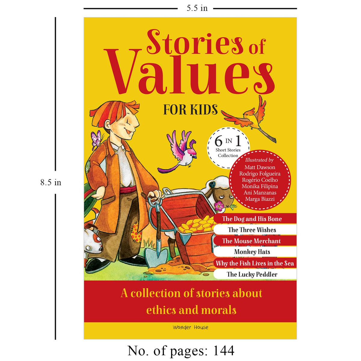 A Collection of Stories about Emotions and Morals (Pack of 6 Books)