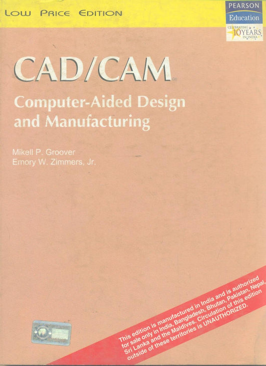 Cad/cam Computer Aided Design & Manufacturing book cover