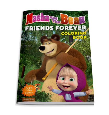Masha And The Bear - Friends Forever: Giant Coloring Book For Kids