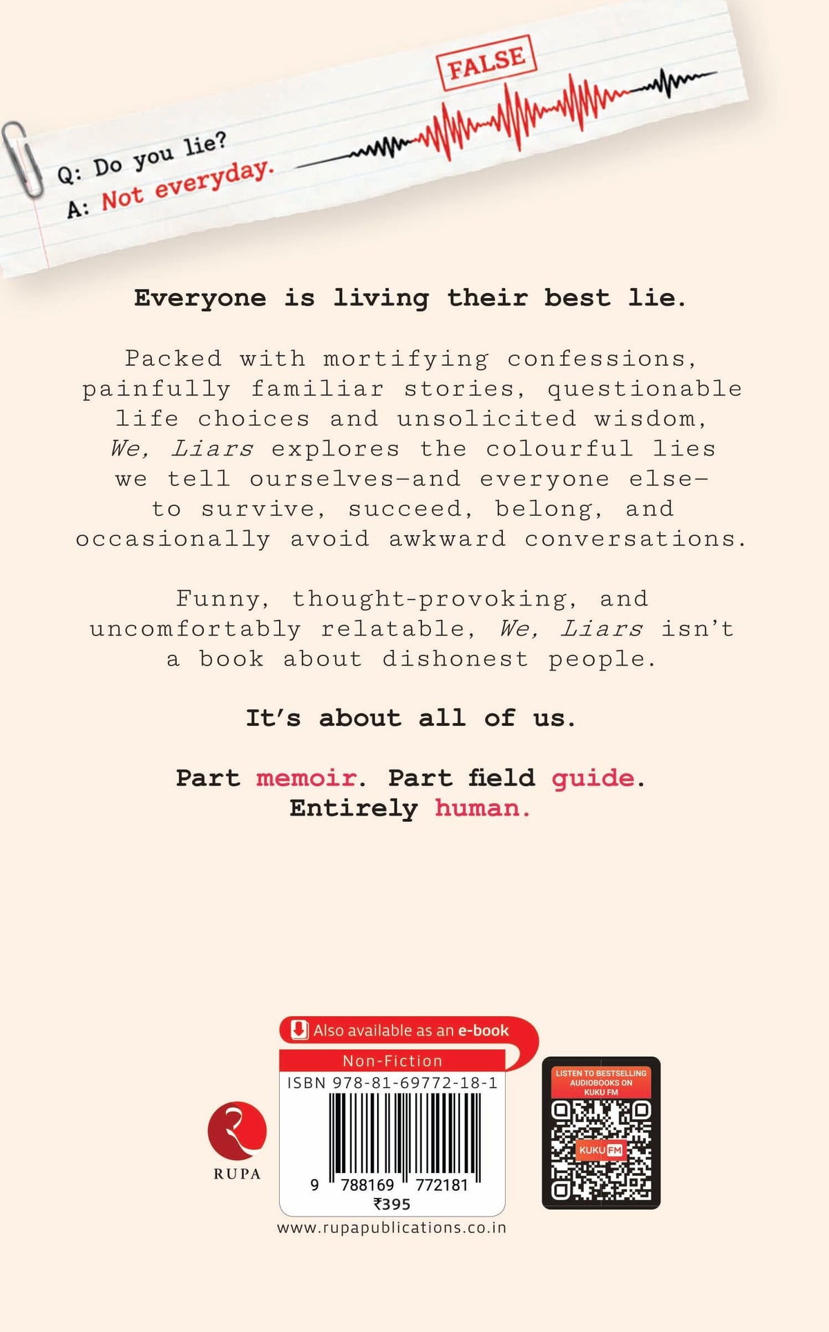 We, Liars: Everyone is Living Their Best Lie