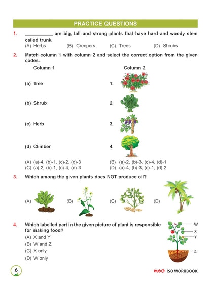 MTG International Science Olympiad (ISO) Workbook Class 2 - Chapter-wise MCQs, Quick Recap with Achievers Section - SOF Olympiad Books For 2026-27 Exam