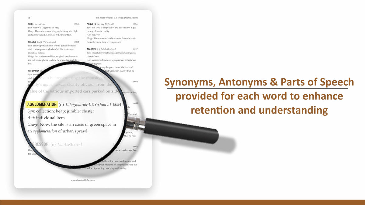 GRE Master Wordlist: 1535 Words for Verbal Mastery | 1535 Essential Vocabulary Words with Synonyms, Antonyms, Usage & Practice Exercises for the Shorter GRE 2026