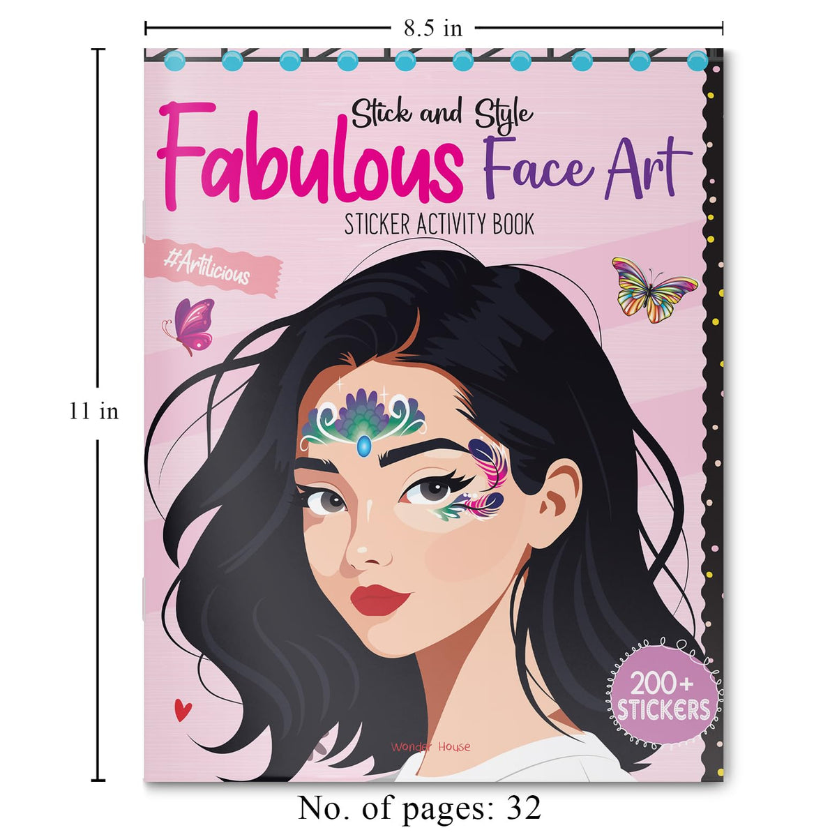 Stick and Style - Fabulous Face Art (Sticker Activity Book)