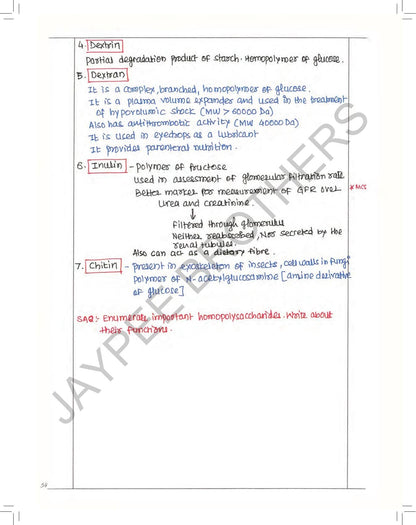 Golden Notes Biochemistry Rapid Revision Handwritten Notes, 4/E for Undergraduate Medical Students (MBBS, BDS, BAMS, BHMS, BPharm, BSc Biochemistry) & NEET PG Exam | Mnemonics & 100+ Clinical Cases