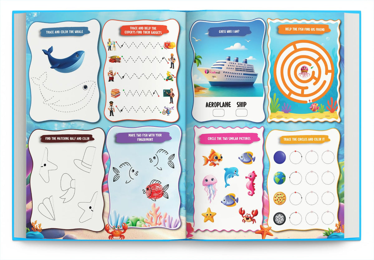 Activity Book for 4 Year Old | Best Selling 1001 Brain Booster Books for 4+ Year Old Children | Kids Activity Book - Puzzles, Mazes, Colouring, Dot-To-Dot, Matching, Seek & Find, Spot the Difference