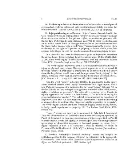 Medical Evidence | Death and Injury | Topic wise case laws on Medical Evidence | With Cross References to New Criminal Laws