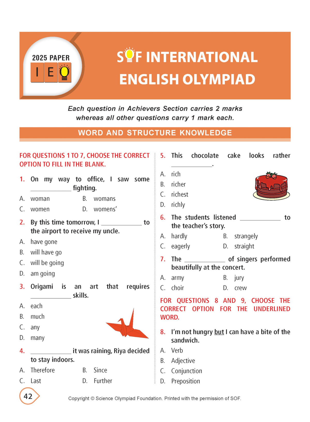 MTG International English Olympiad (IEO) Workbook Class 4 - Chapter-wise MCQs with Achievers Section - SOF Olympiad Books For 2026-27 Exam