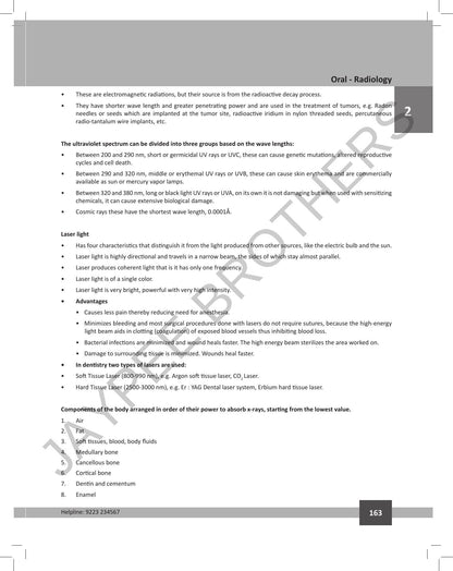 Target Educare’s Notes on Dental Subjects (POD)