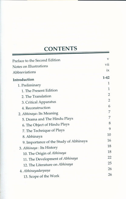 Nandikeshvara's ABHINAYADARPANAM : A Manual of Gesture and Posture used in Hindu Dance and Drama