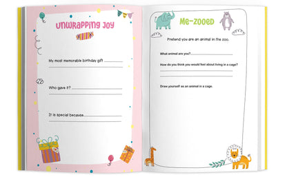 My First Journal-About Me: A Guided Journal for Kids | Fun Prompts, Drawings & Writings for Kids to Explore, Express, and Discover Themselves I Ages 8+ [Select Learning]