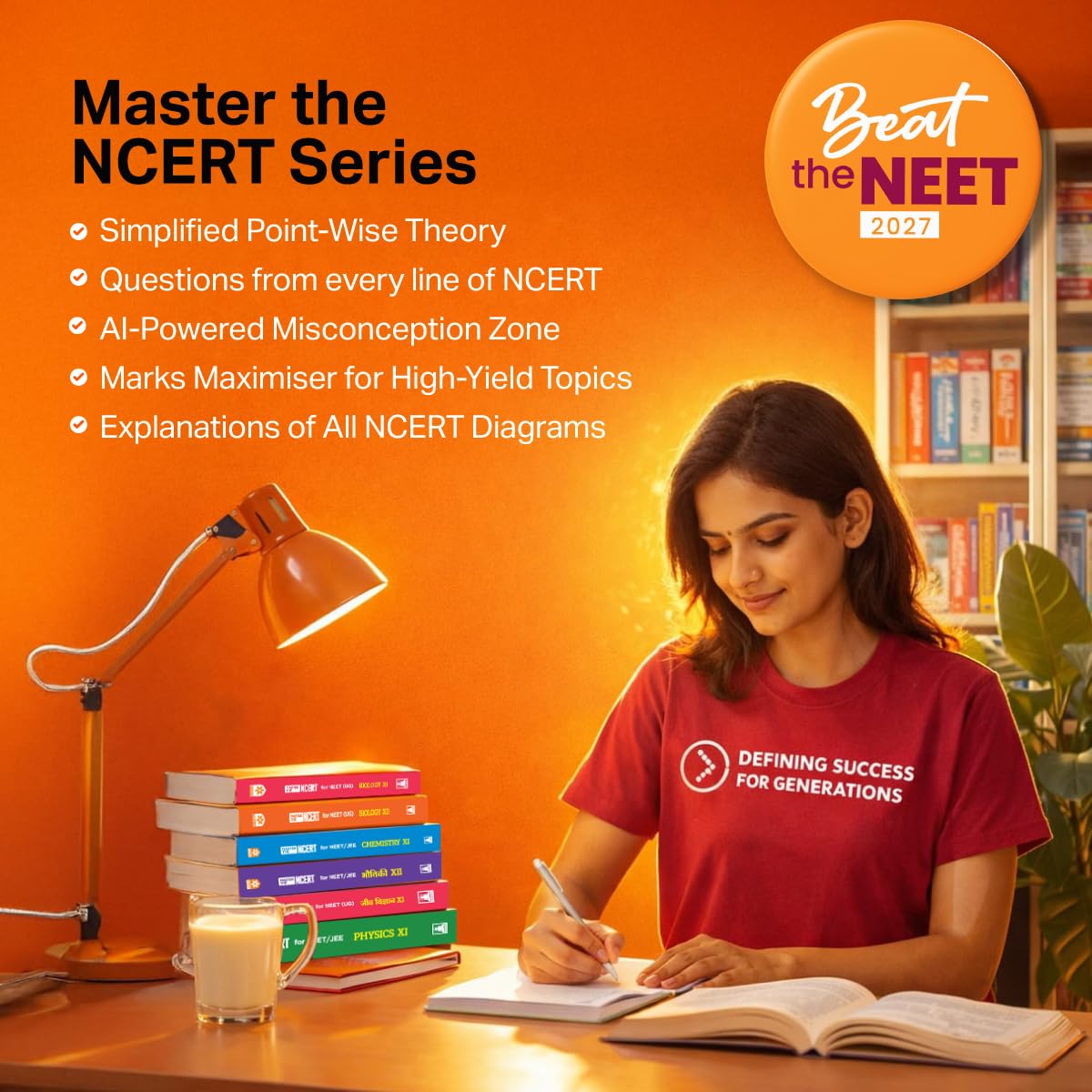 Arihant Master the NCERT Biology Class 11 | For NEET (UG) & CUET 2026-2027 | Line by Line MCQs from Latest NCERT Book | NCERT-Based 2K+ MCQs, AI-Based Misconception Zone | Revised Edition 2026