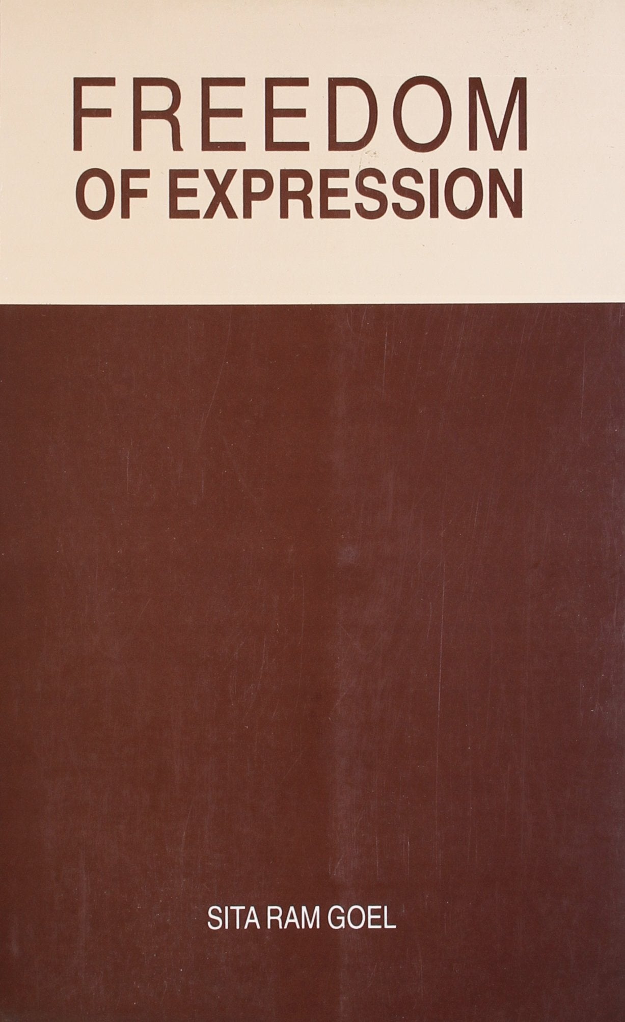 Freedom of expression: secular theocracy versus liberal democracy, book cover