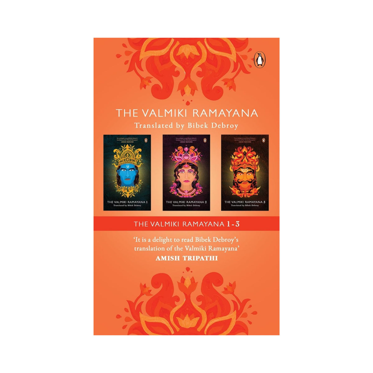 The Valmiki Ramayana (Box Set of 3): Bibek Debroy Translation of India's Timeless Mythology | The Epic of Lord Rama, Sita, Hanuman and the Battle Against Ravana