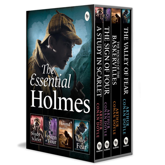 The Essential Holmes Boxed Set (A Study In Scarlet, The Sign Of Four, The Hound Of Baskervilles, And The Valley Of Fear) (Fingerprint Classics)