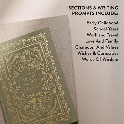 Mom's Story: A Memory and Keepsake Journal for My Family (Heirloom Story Books and Guided Journals)