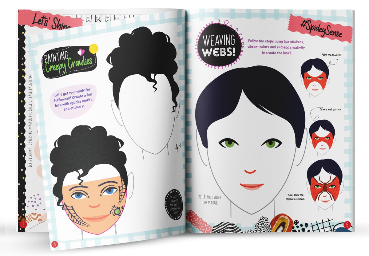 Stick and Style - Fabulous Face Art (Sticker Activity Book)