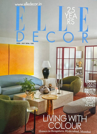 Elle Decor magazine June July 2026 - 25 Years