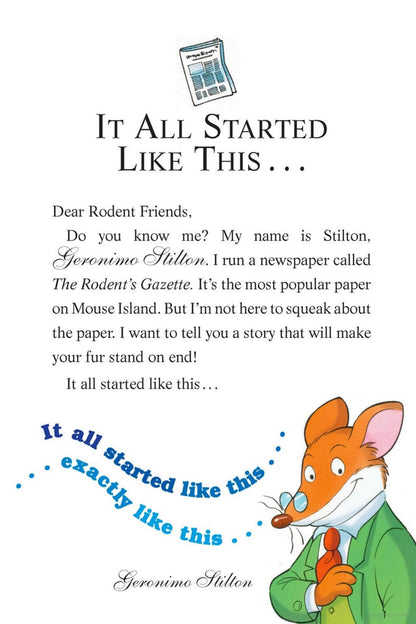 GERONIMO STILTON AND THE KINGDOM OF FANTASY #01: THE KINGDOM OF FANTASY