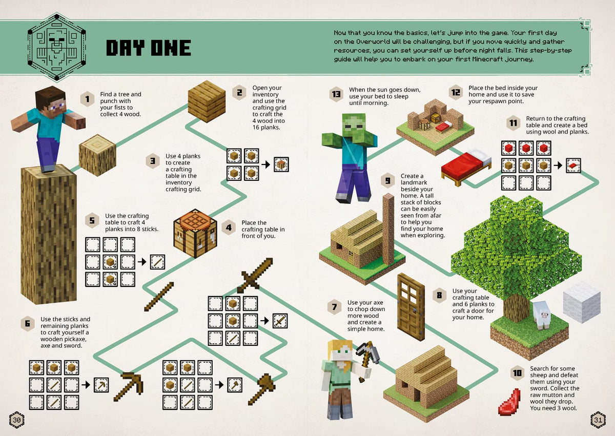 All New Official Minecraft Survival Handbook: The Latest Updated & Revised Essential 2022 Official Guide Book for the Best Selling Video Game of All Time - Perfect for Kids and Teens