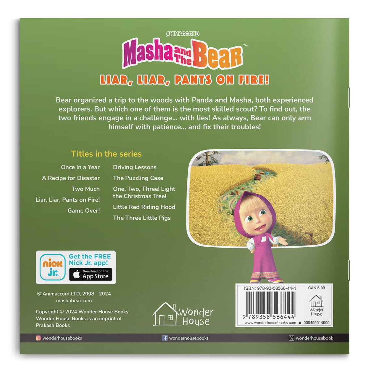Masha And The Bear | Liar, Liar, Pants On Fire (Story Book)