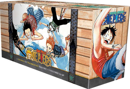 One Piece Manga Box Set Volumes 24–46 + Trafalgar Law Action Figure | Anime Collector Combo