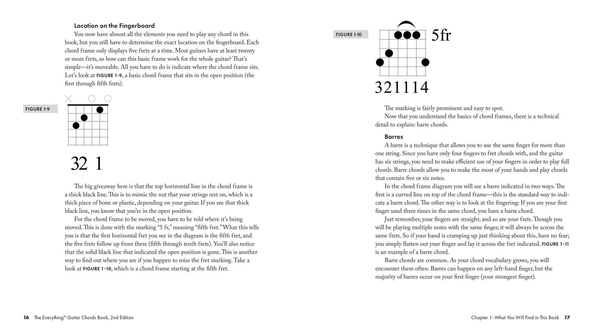 Everything Guitar Chords Book: Over 2,000 Chords for Every Style of Music