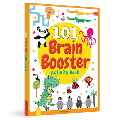 101 Brain Booster Activity Book | Fun Activity Book For Children | Puzzles, Games, Educational Activities | Ages 5 And Up