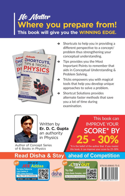 Authentic SHORTCUTS, TIPS & TRICKS in PHYSICS for JEE Main, Advanced & KVPY