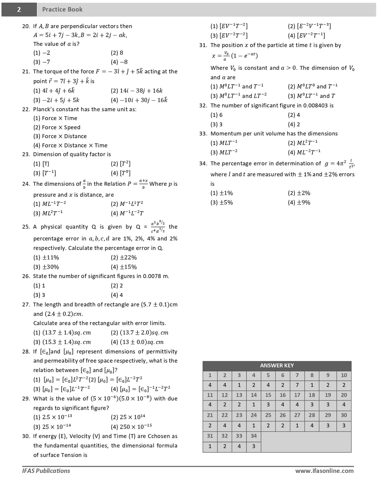 IIT JAM Biotechnology Books - Bioscience Practice Question Bank (PCM) | 3000+ Topic Wise Sorted Previous Year Questions | Useful For IIT JAM, GAT B, TIFR, CUET PG & MSc Entrance Exam | IFAS