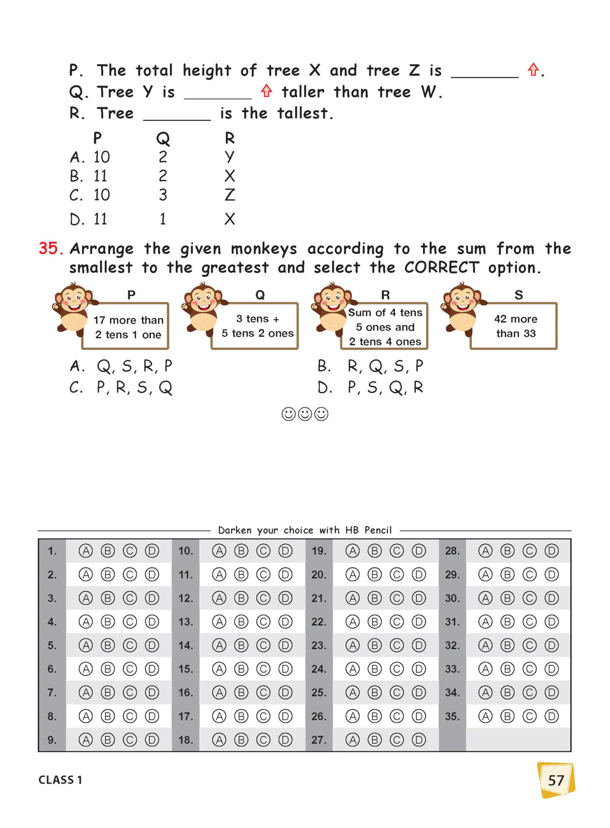 MTG International Mathematics Olympiad (IMO) Workbook Class 1 - Chapter-wise MCQs with Achievers Section - SOF Olympiad Books For 2026-27 Exam