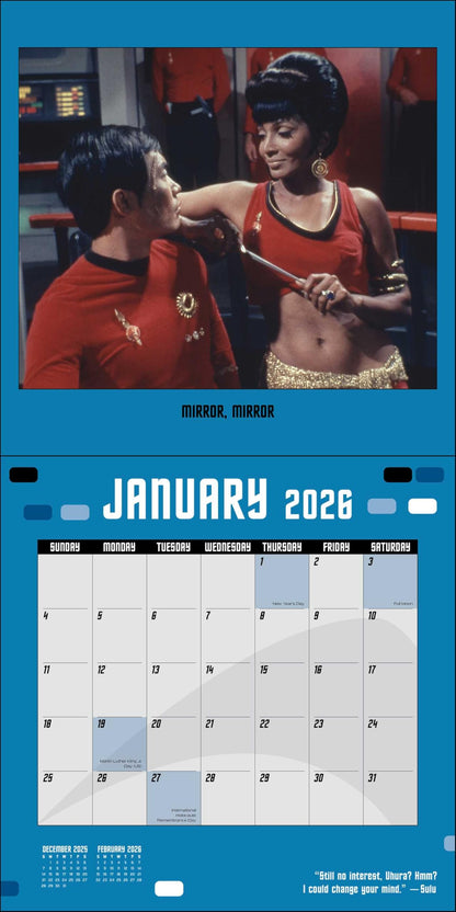 Star Trek 2026 Wall Calendar: The Original Series