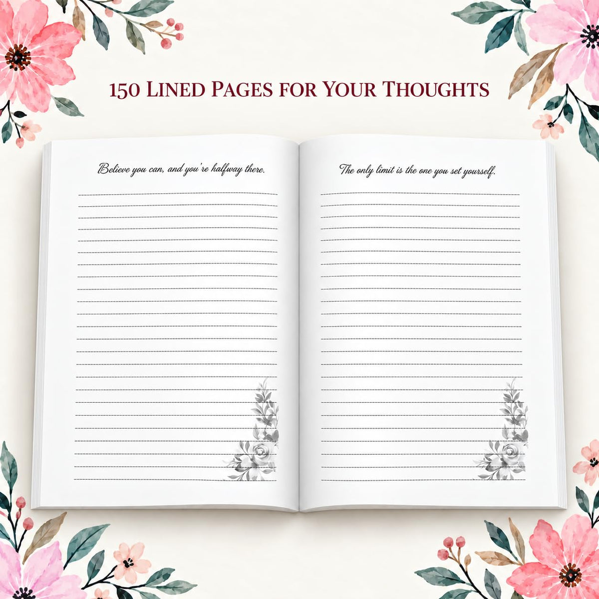 WRITE YOUR OWN STORY NOTEBOOK I NOTEBOOK WITH QUOTES I JOURNAL FOR WRITING