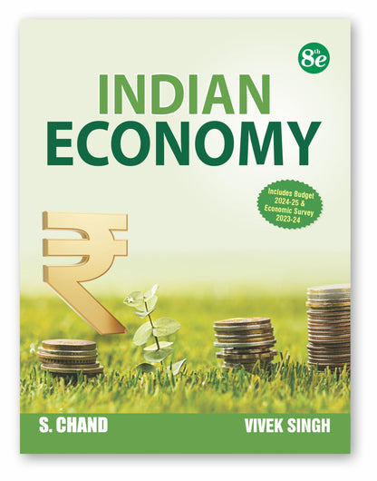 Indian Economy 8th Edition (In English) 2025 | For UPSC, APPSC Group 2, RBI Grade B, JAIIB, Exam CSE | All Competitive Exams Book | Question Bank General Studies GS Paper 3 | Includes Budget 2024-25 & Economic Survey 2023-24