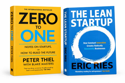 Zero to One and The Lean Startup Entrepreneurship Books Set combo (Startup Founder Combo)