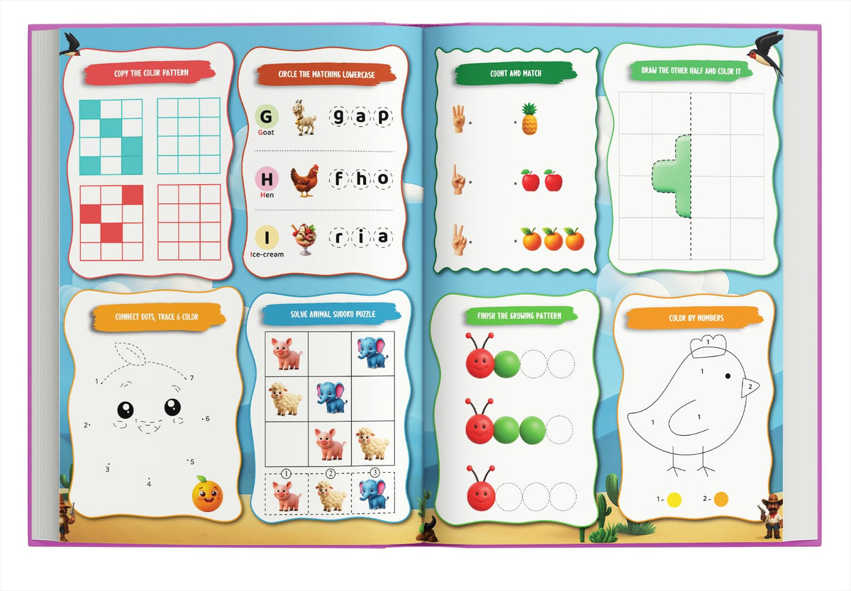 Activity Book for 3 Year Old | Best Selling 1001 Brain Booster Books for 3+ Year Old Children | Kids Activity Book - Puzzles, Mazes, Colouring, Dot-To-Dot, Matching, Seek & Find, Spot the Difference