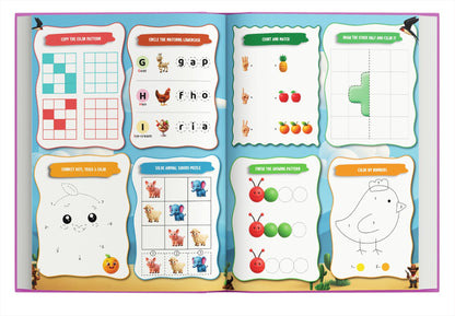 Activity Book for 3 Year Old | Best Selling 1001 Brain Booster Books for 3+ Year Old Children | Kids Activity Book - Puzzles, Mazes, Colouring, Dot-To-Dot, Matching, Seek & Find, Spot the Difference