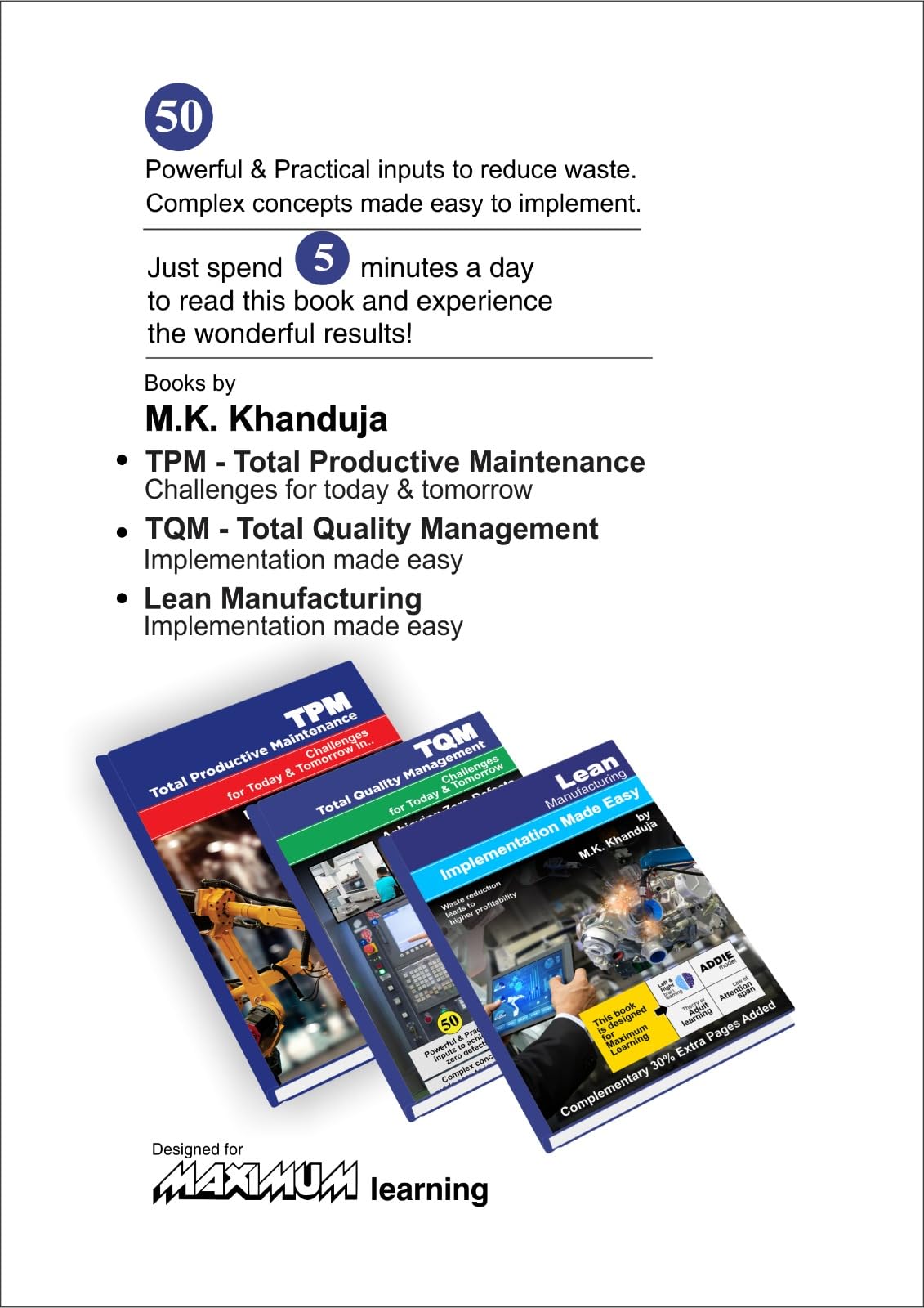 TPM Total Productive Maintenance Challenges for Today & Tomorrow in.. Machine Maintenance Engineering